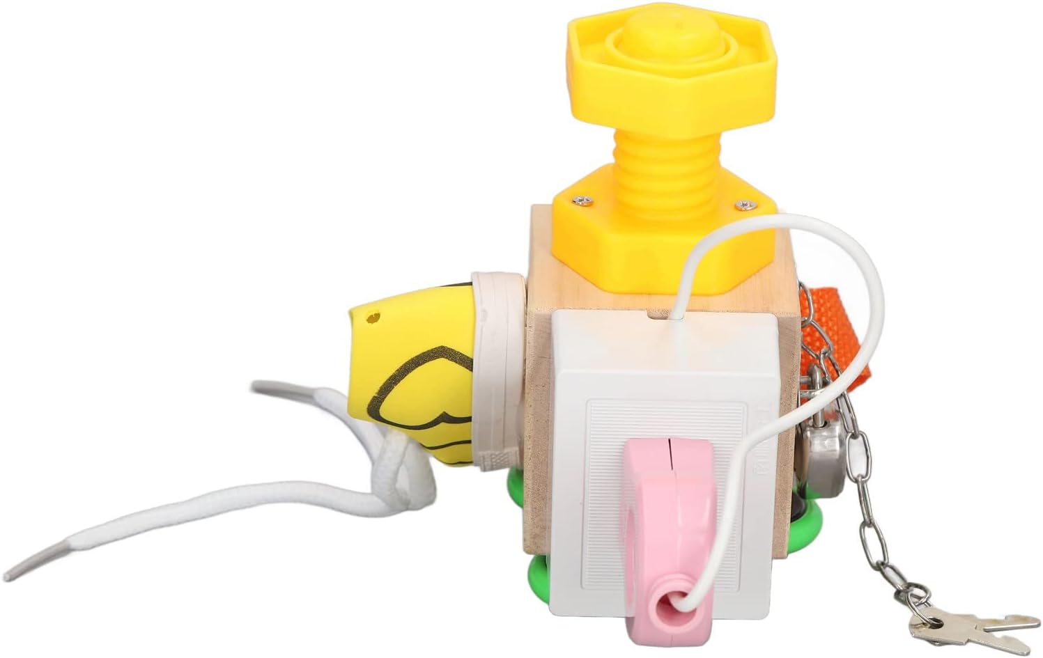 CUBO PUZZLE DE JUGUETE MONTESSORI SENSORIAL SPINNER - 2