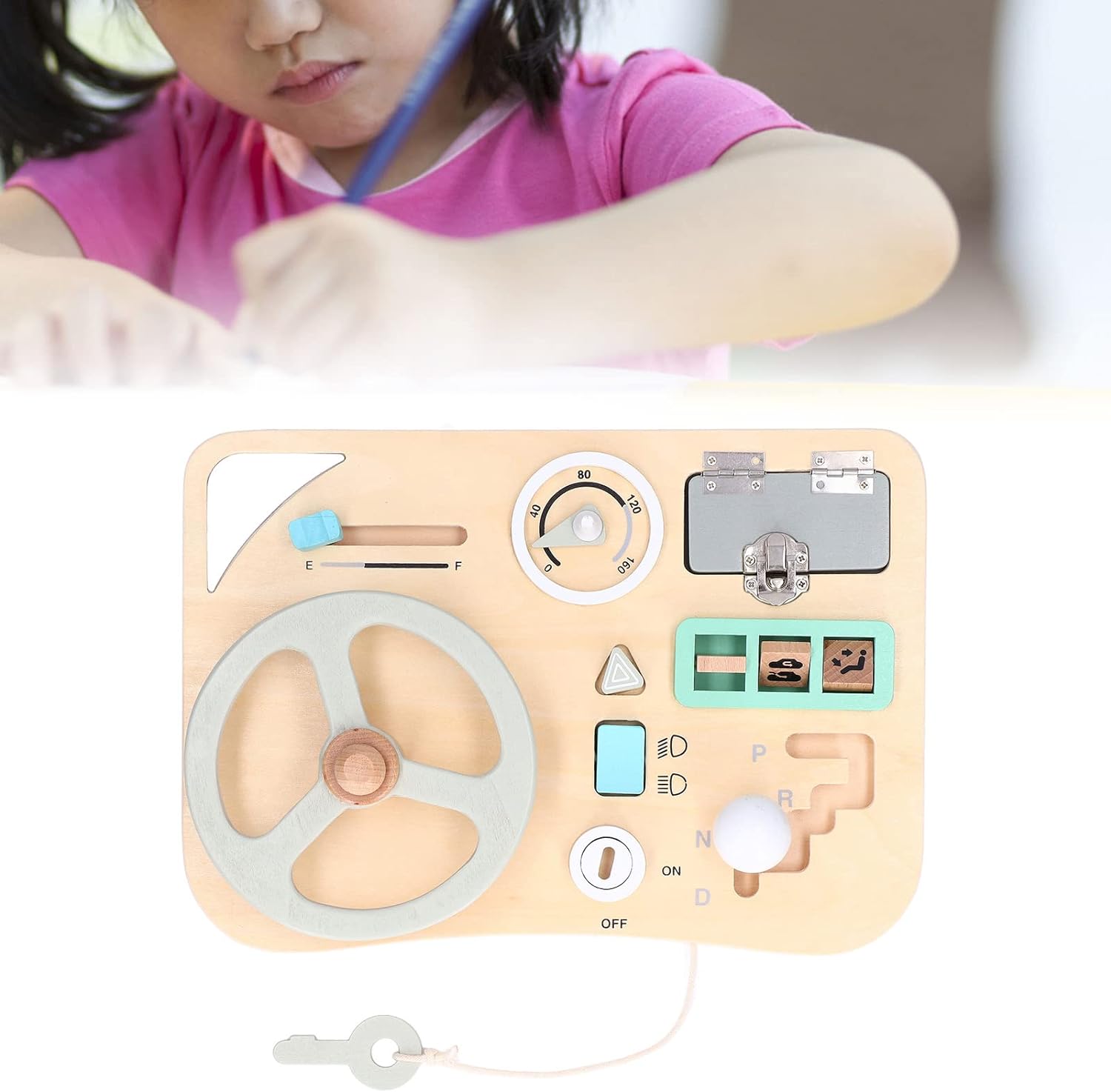 VOLANTE MANUBRIO JUGUETERIA KAILU MADERA MONTESSORI DE - 4