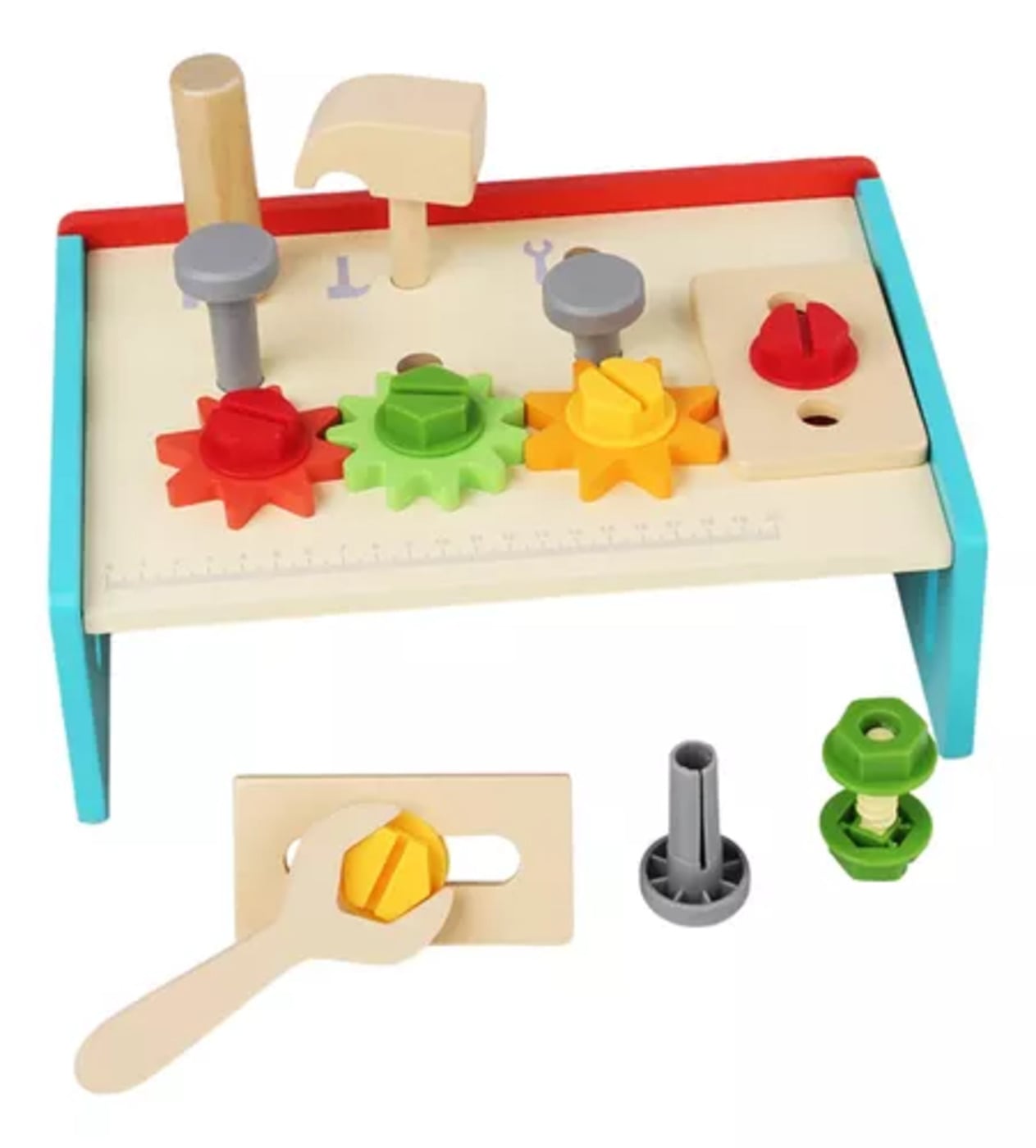 SET HERRAMIENTAS DE MADERA PARA NIÑOS - 2