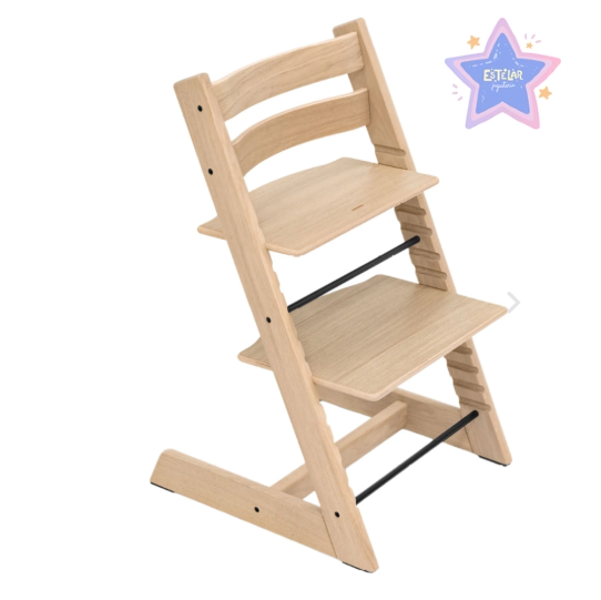 SILLA COMER JUGUETERIA KAILU ERGONÓMICA MADERA NATURAL - 1