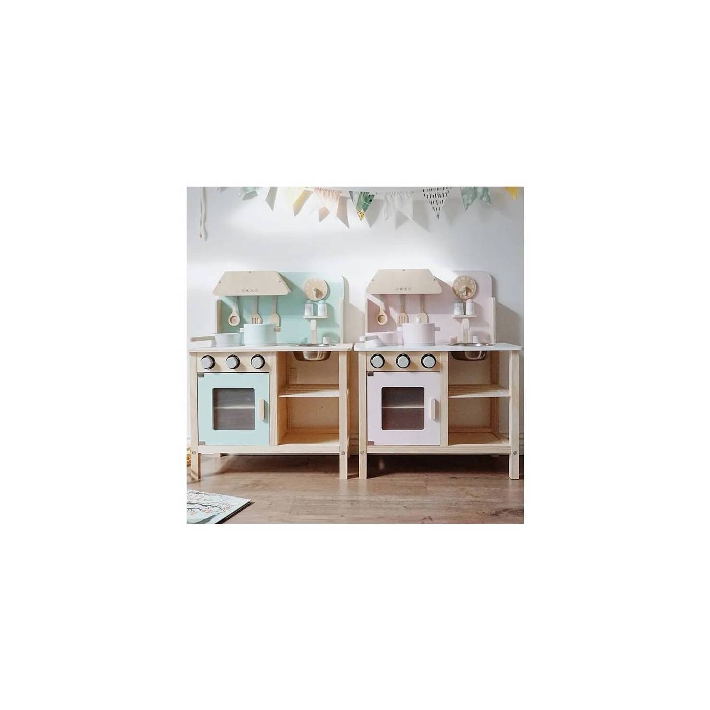 COCINA DE MADERA DIDACTICA INFANTIL - 5