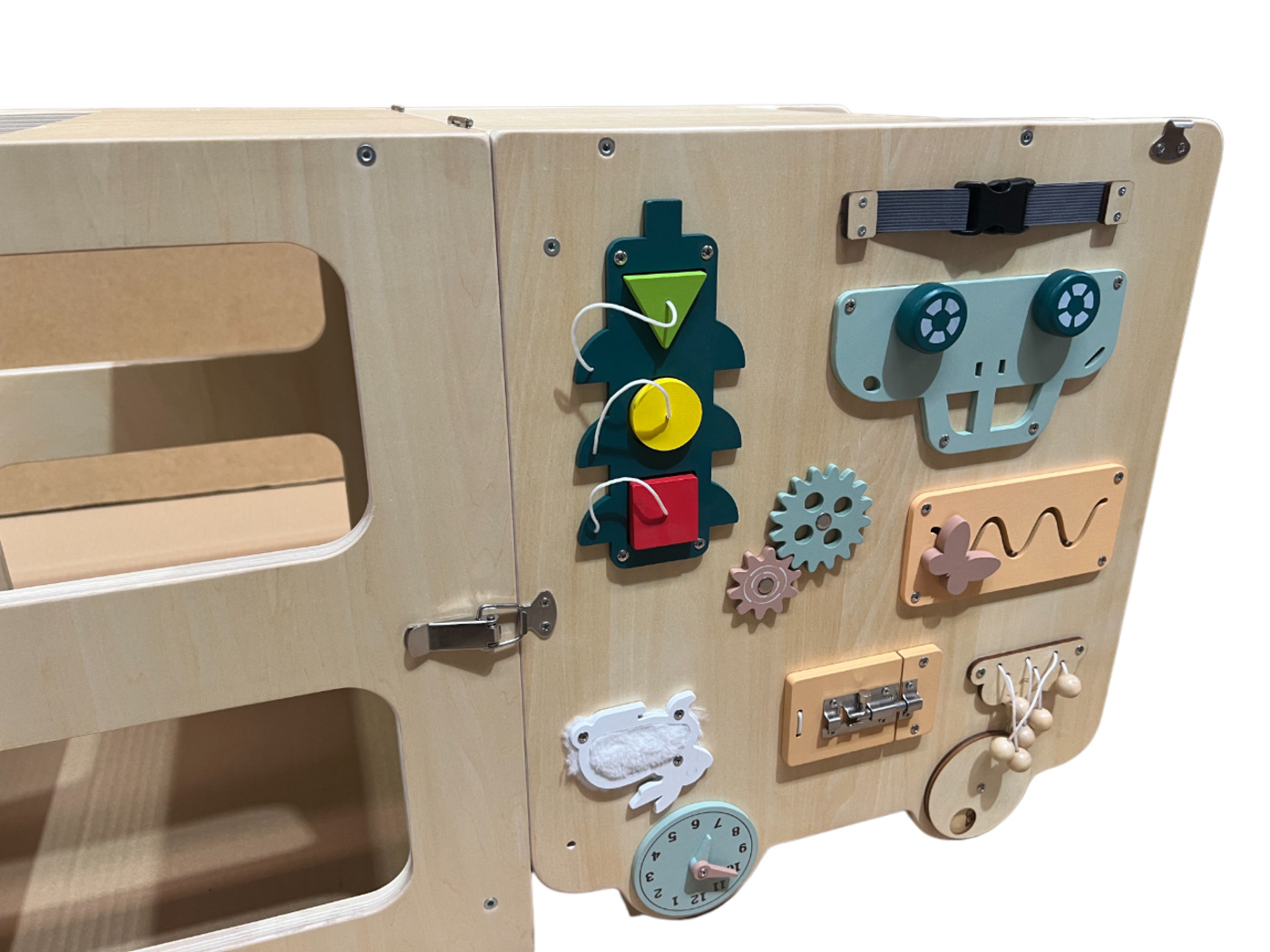 TORRE DE APRENDIZAJE SENSORIAL JUGUETERIA KAILU MADERA ESCRITORIO MONTESSORI - 8
