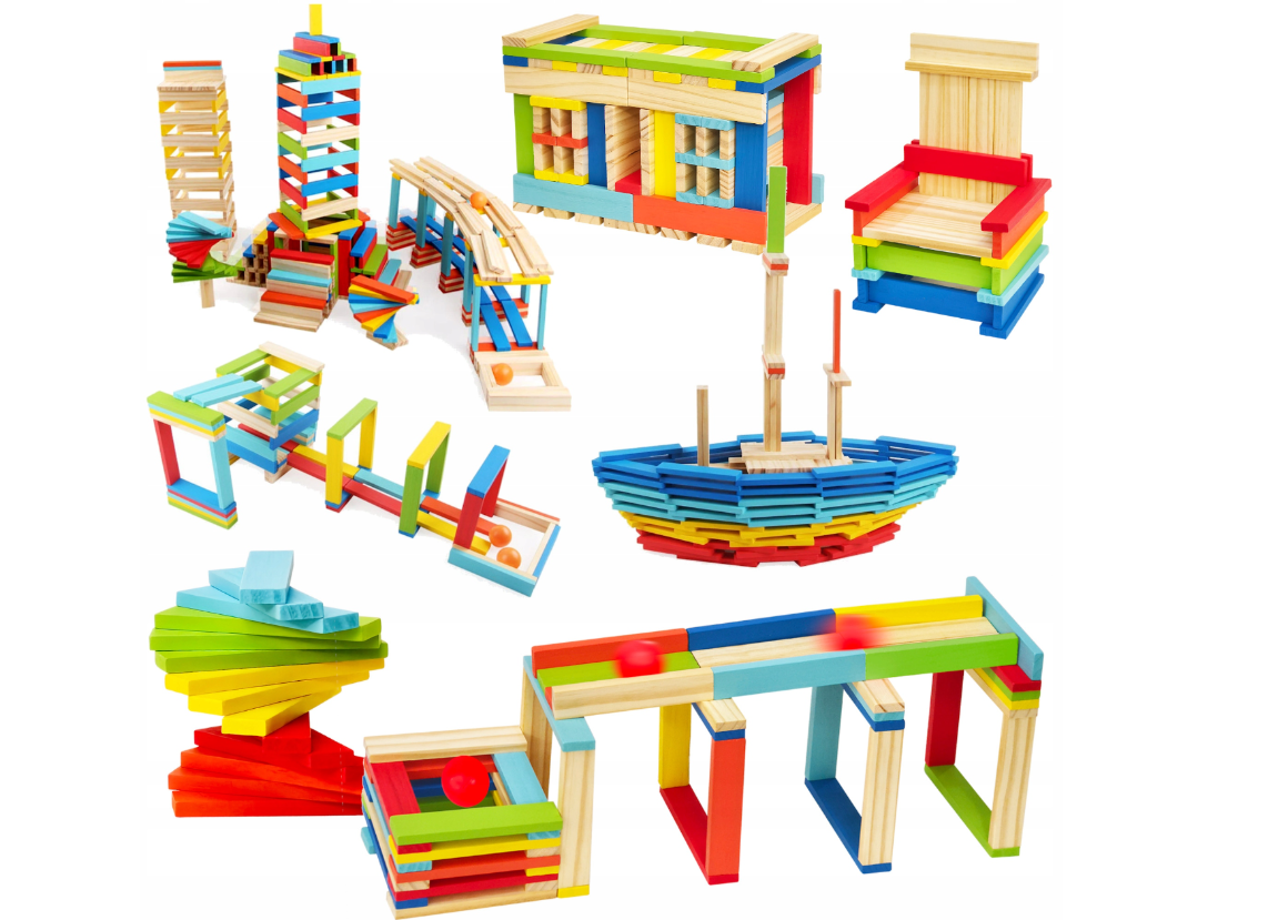 SET JUEGO DE CONSTRUCCION JUGUETERIA KAILU MADERA - 1
