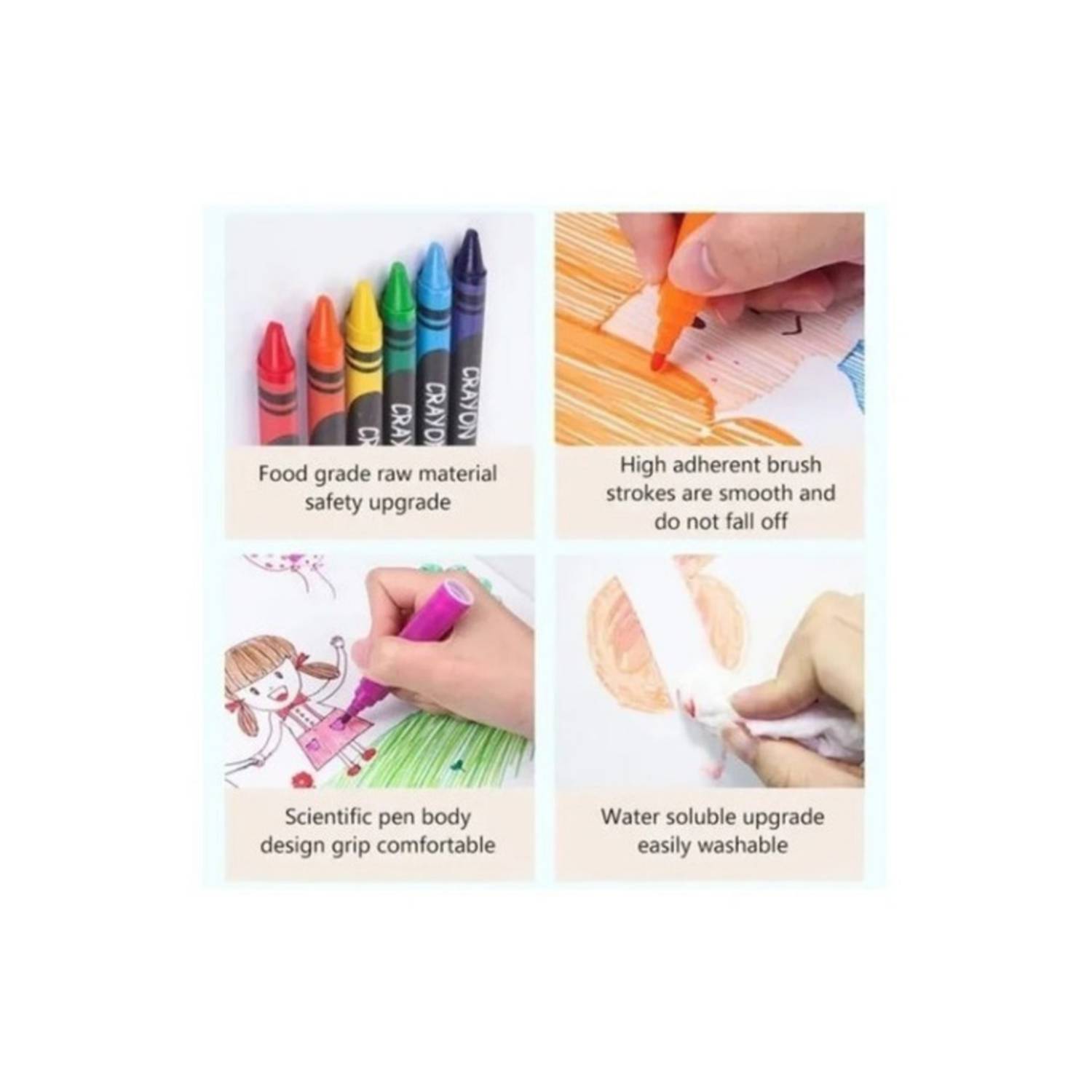SET DE ARTE 180 PIEZAS LÁPICES PARA COLOREAR - 2