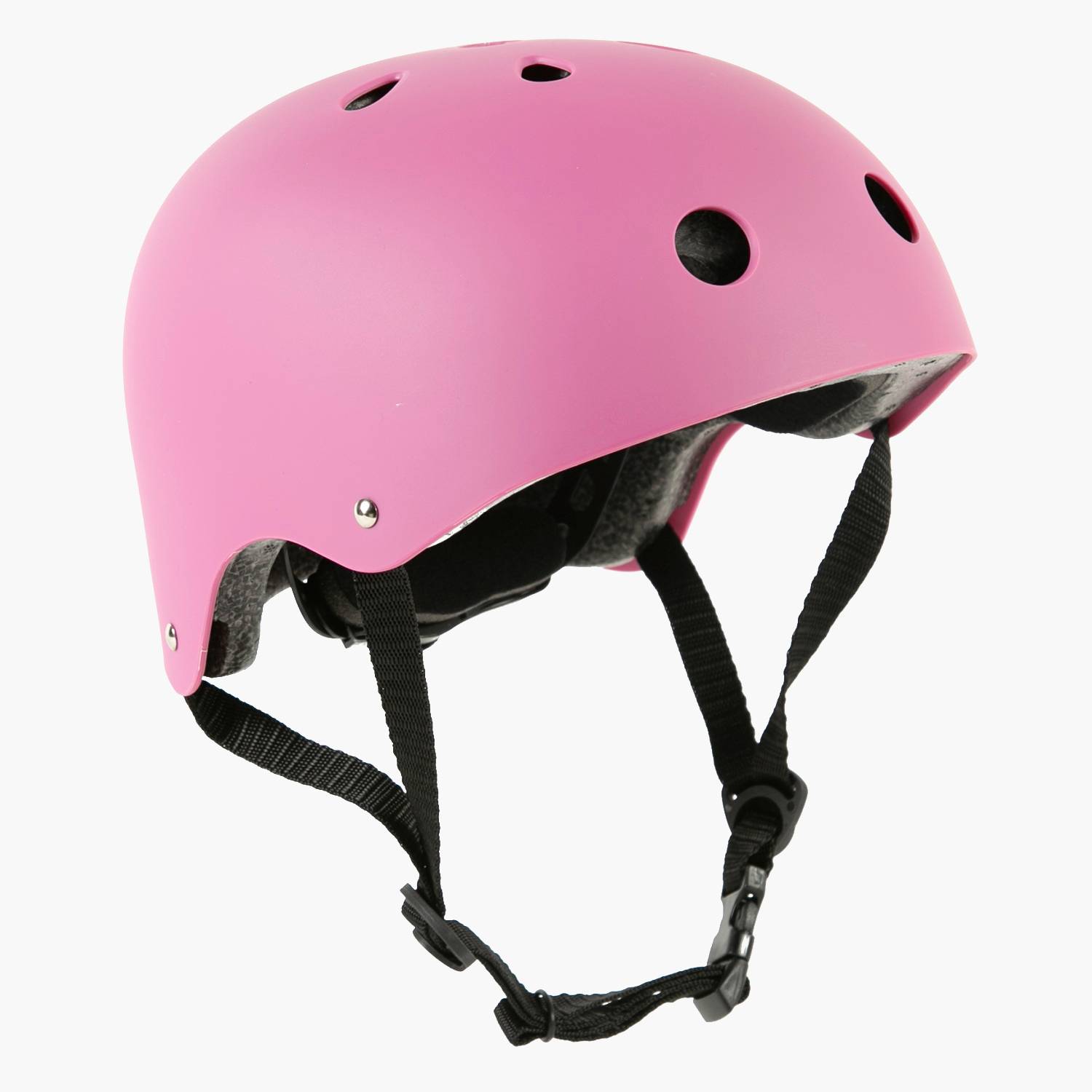 CASCO ROSADO AJUSTABLE BICICLETA SKATE PATINES ACOLCHADO - 1