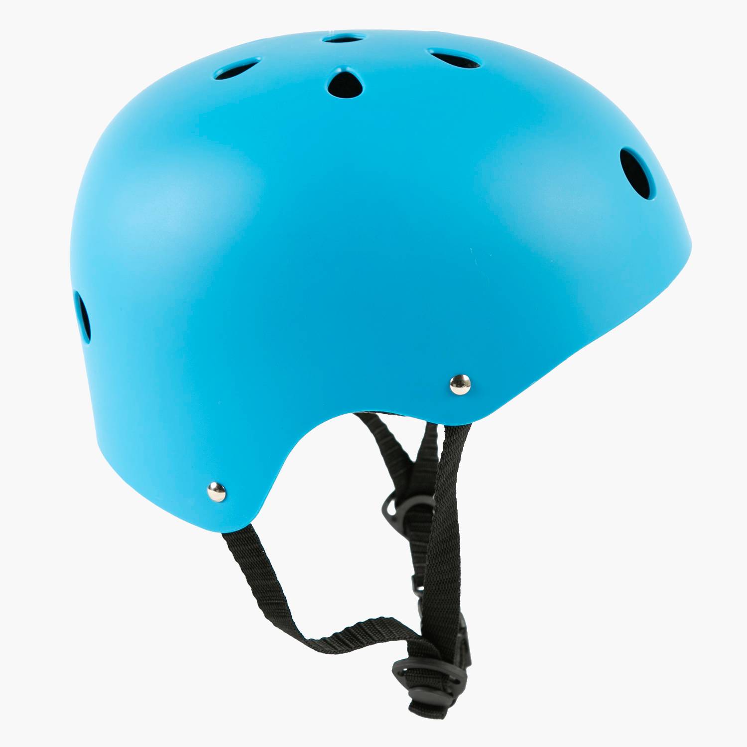 CASCO AJUSTABLE CELESTE BICICLETA SKATE PATINES ACOLCHADO - 2