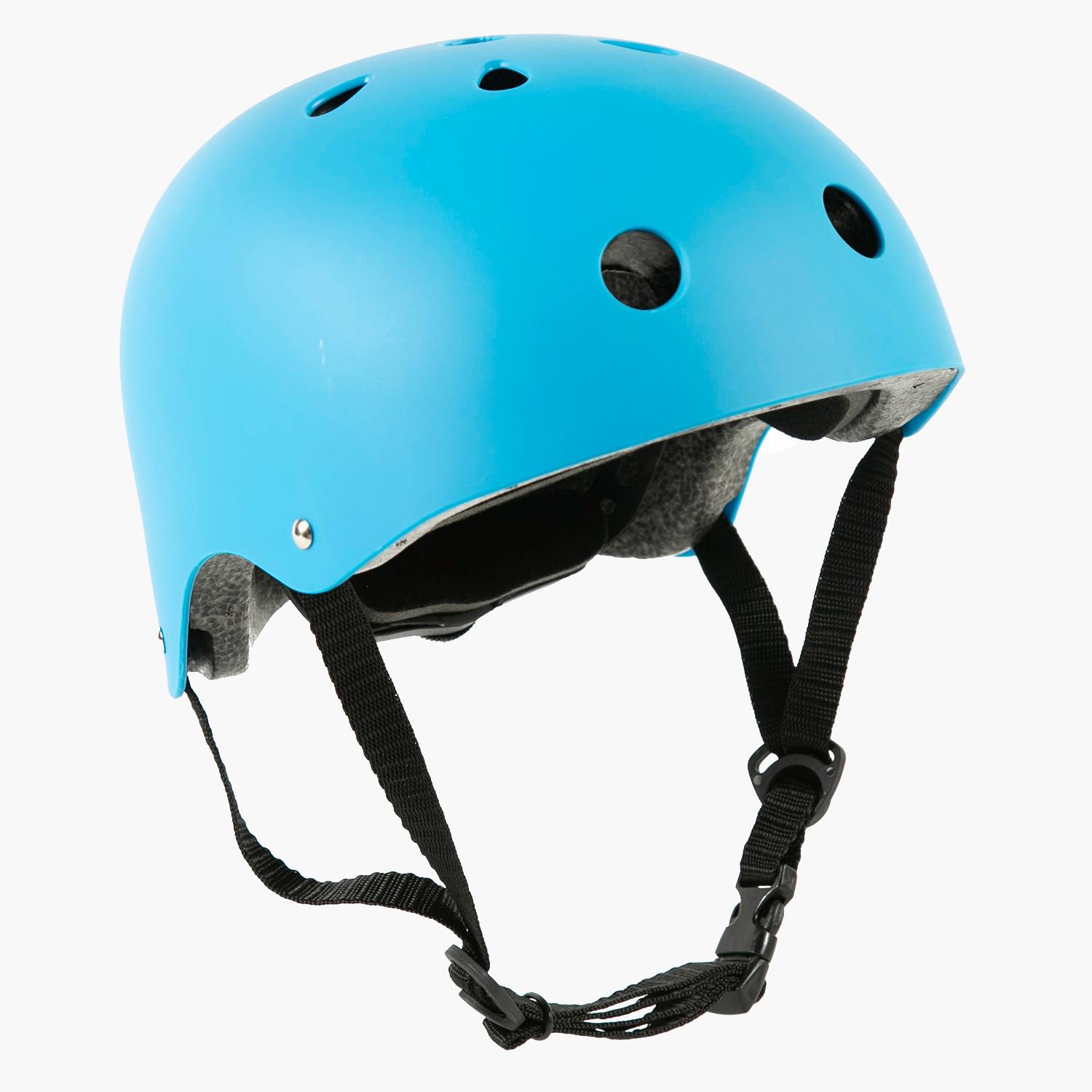 CASCO AJUSTABLE CELESTE BICICLETA SKATE PATINES ACOLCHADO - 3
