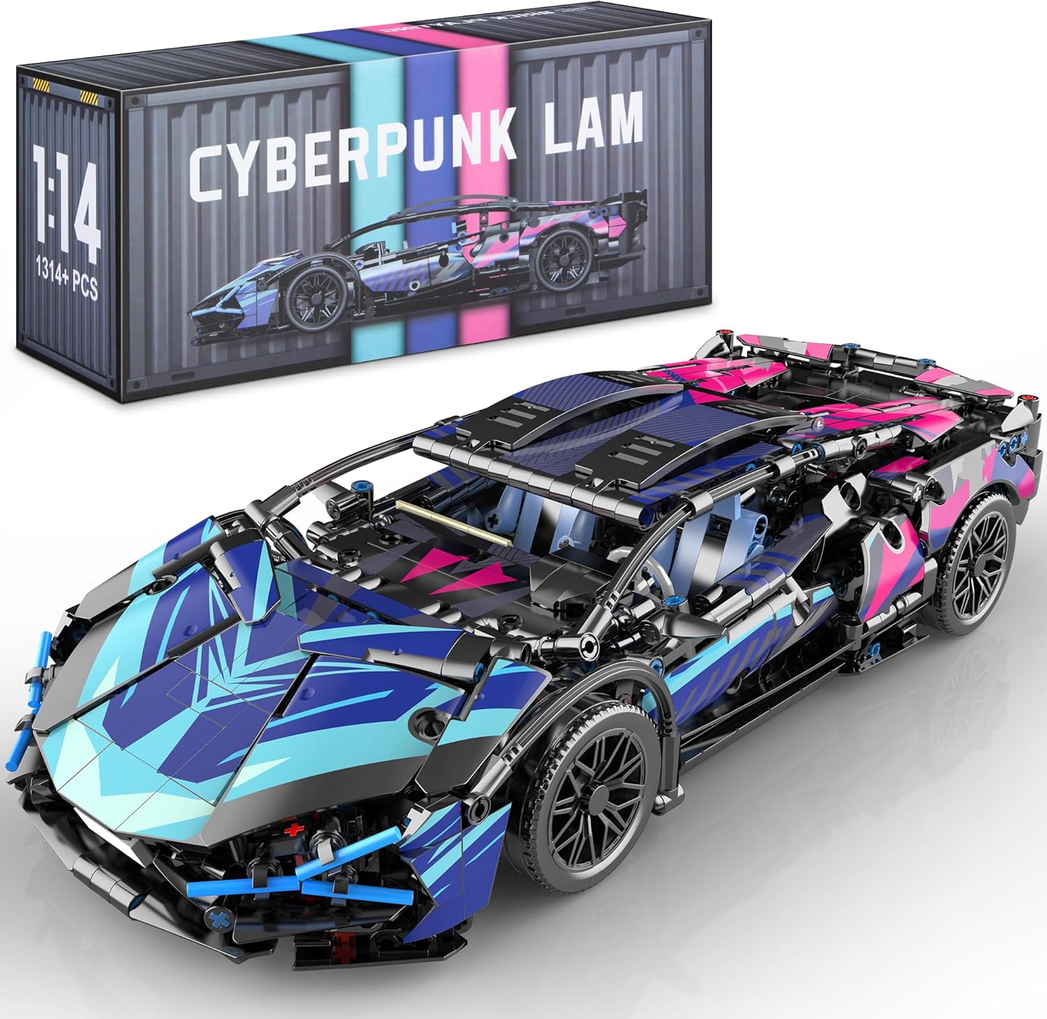 AUTO DEPORTIVO ARMABLE CYBERPUNK - 1