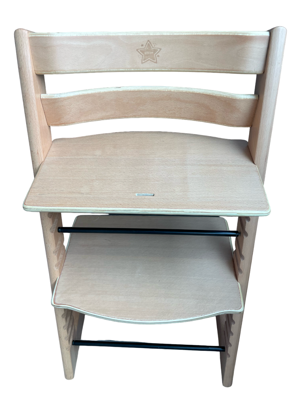 SILLA COMER JUGUETERÍA ESTELAR ERGONÓMICA CON ACCESORIOS MADERA NATURAL - 2
