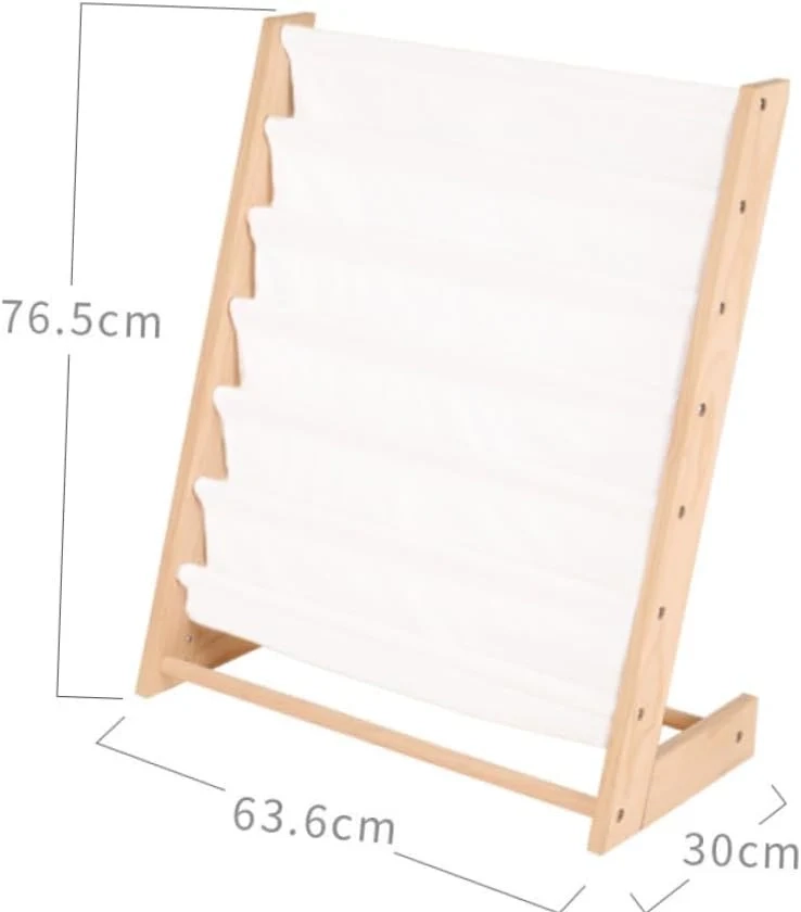 LIBRERO MONTESSORI TELA Y MADERA - 2