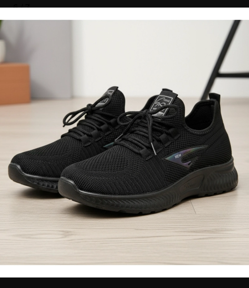 ZAPATILLAS UNISEX AJ CALZADOS NEGRO M1100 - 3