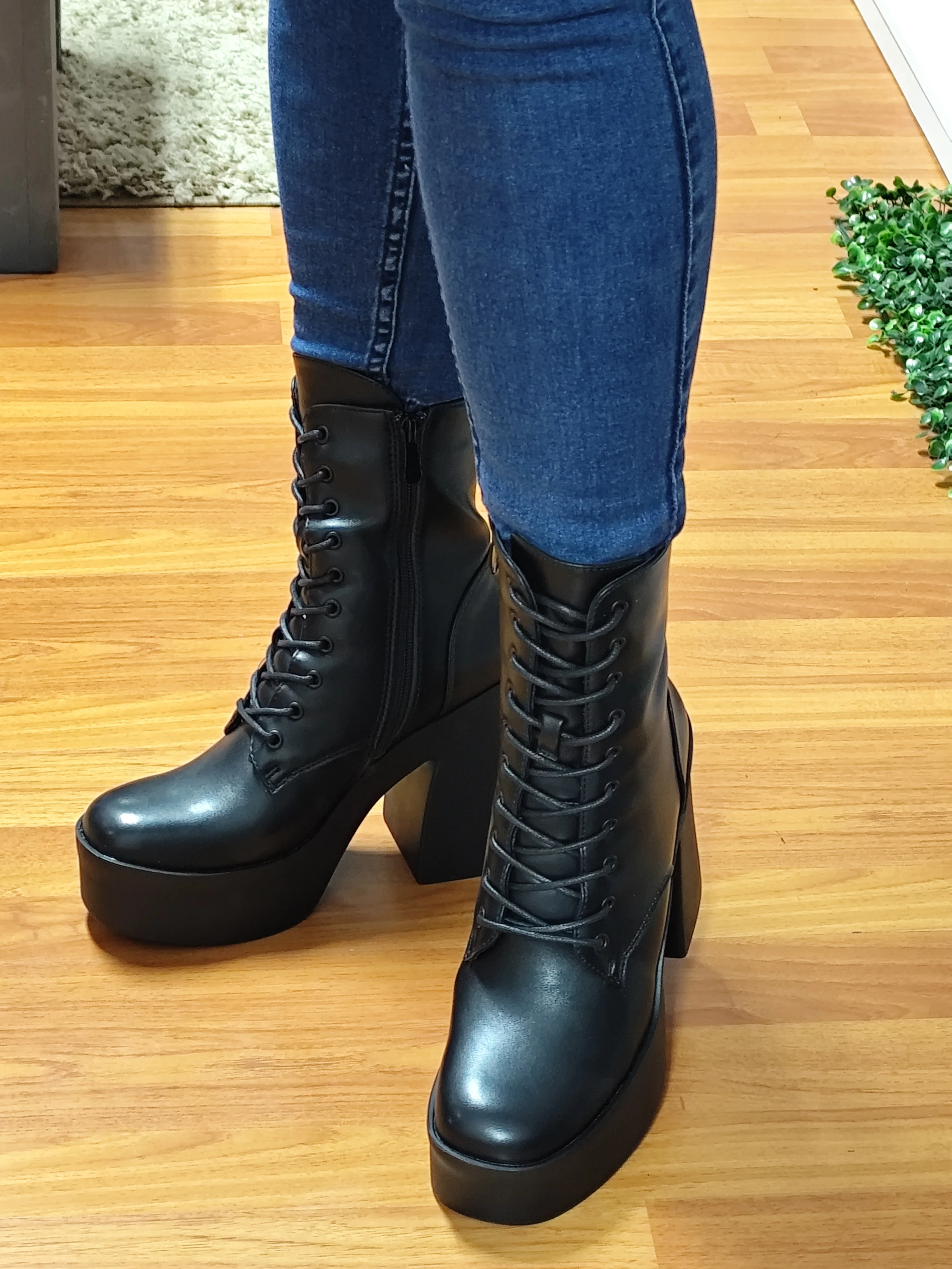 BOTIN MUJER TACO ALTO PLATAFORMA M375 - 3