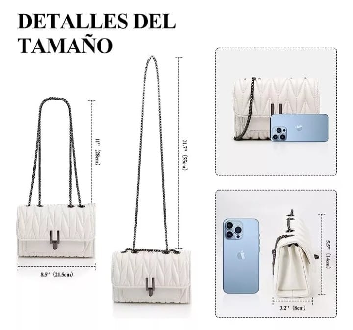 CROSSBODY/ CARTERA BEIGE PARA DAMA - 3