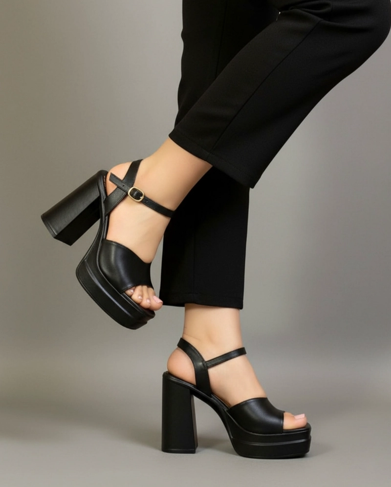 SANDALIAS MUJER  TACO ALTO M505 - 1