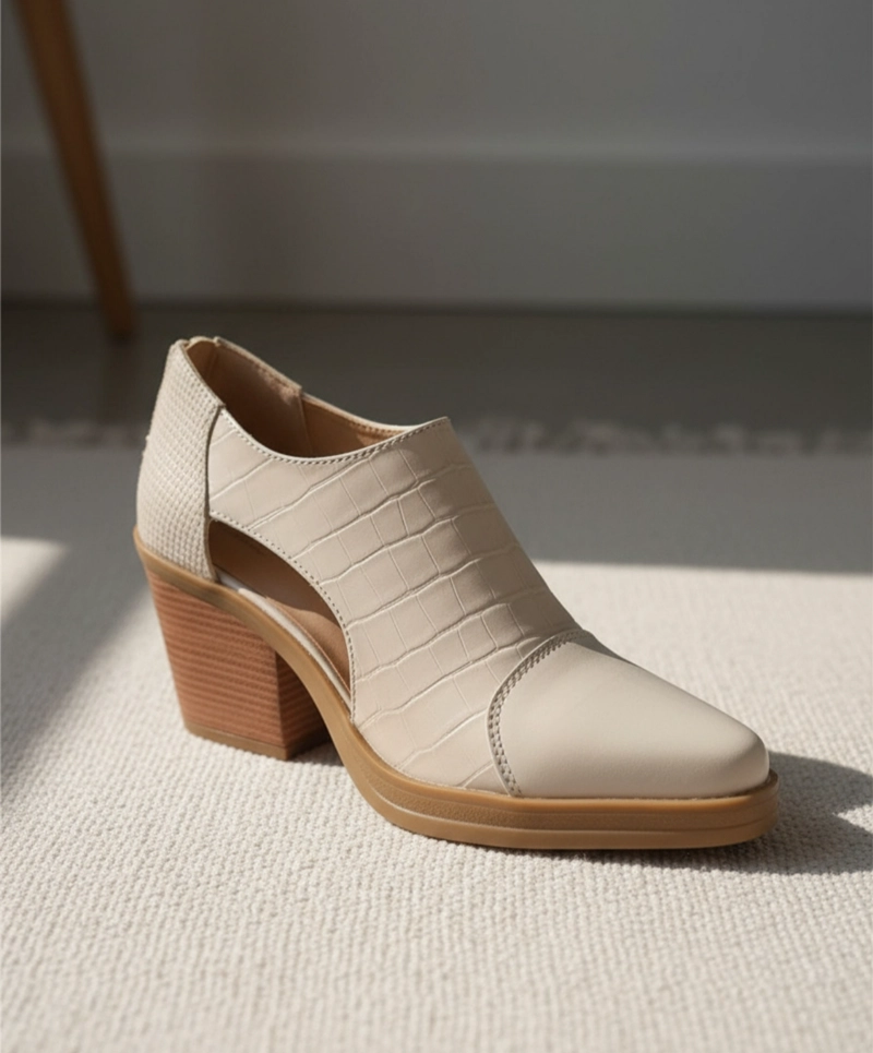 BOTIN CAMPEROS COLOR BEIGE   PARA DAMA   M525 - 2