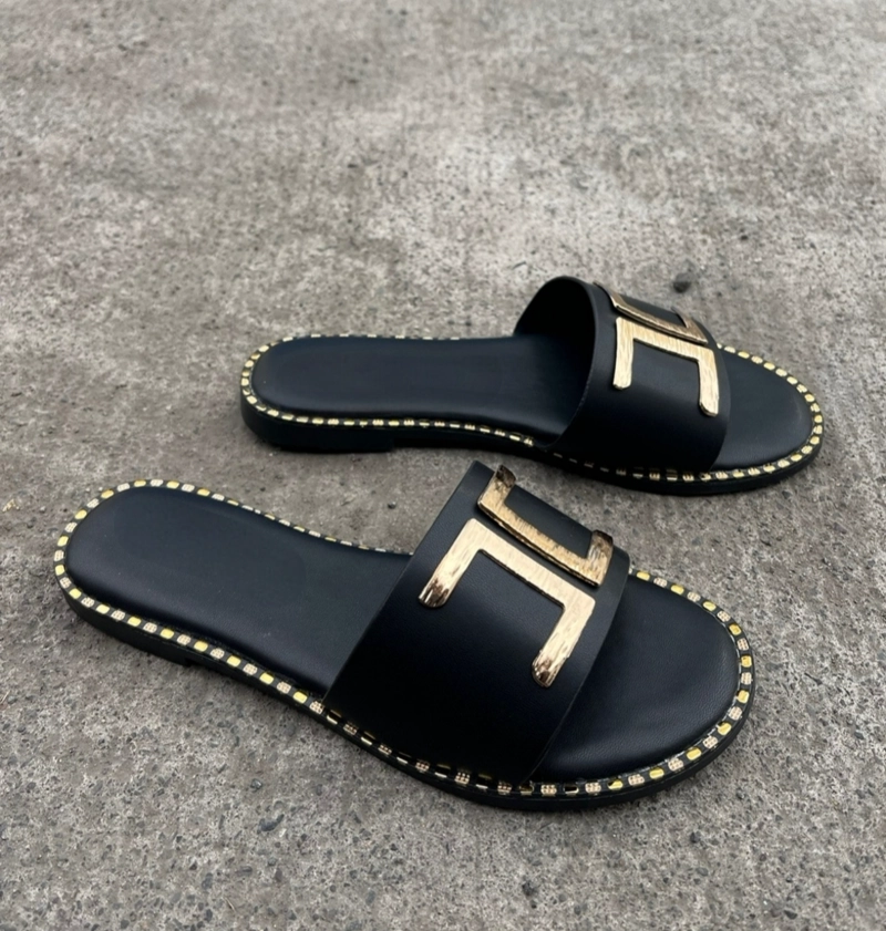 SANDALIAS CHALAS  NEGRAS MUJER  M565. HORMA PEQUEÑA - 3