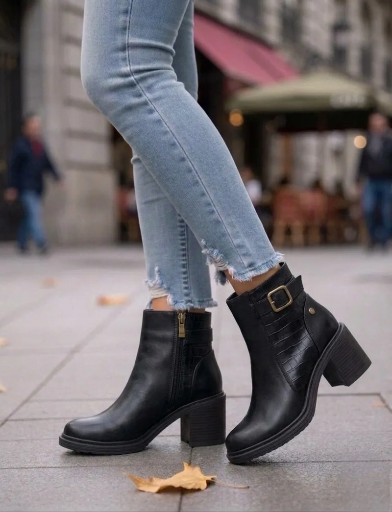 BOTIN MUJER TACO MEDIO M627 - 1