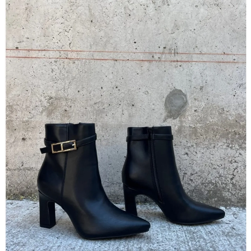 BOTINES PARA DAMA TACO ALTO 9CM M664 - 3