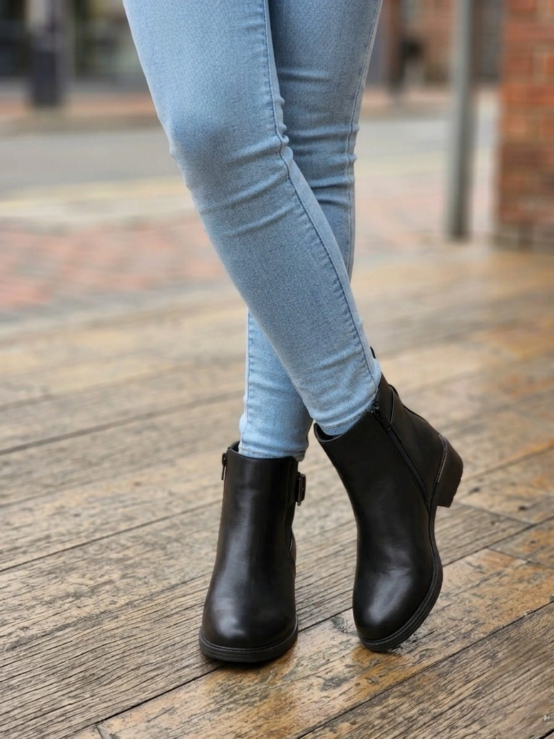 BOTIN MUJER TACO BAJO   M604 - 2