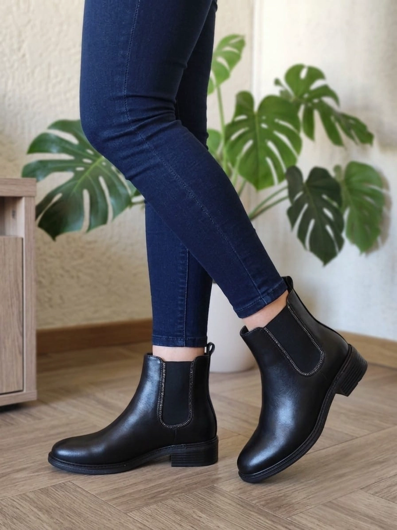 BOTIN MUJER TACO BAJO  M673 - 3