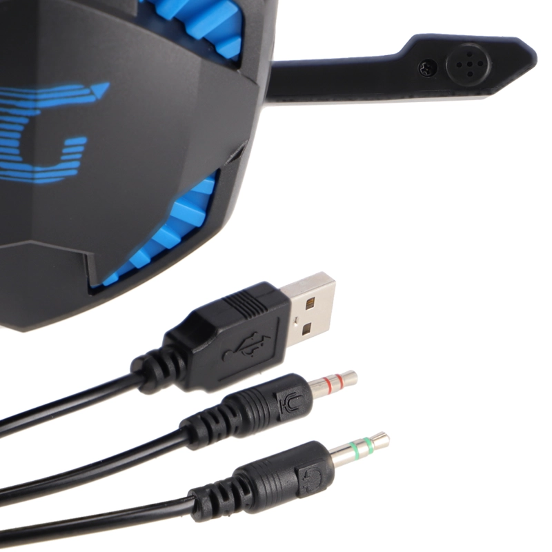 AUDÍFONOS GAMER E4U HEADSET G4U RETROILUMINADO USB MICRÓFONO - 4