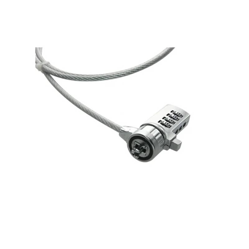 CABLE DE SEGURIDAD XTECH PARA NOTEBOOK CON CÓDIGO 4 DÍGITOS - 2