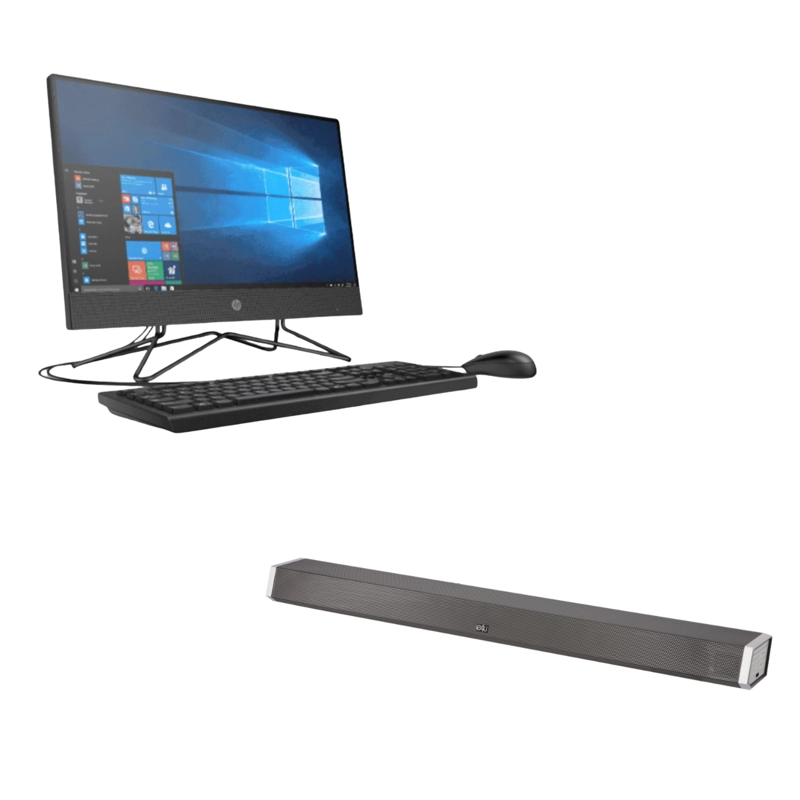 KIT MULTIMEDIA | HP AIO 200 G4 I5 10ª GEN SSD + BARRA SONIDO 60W | REACONDICIONADO