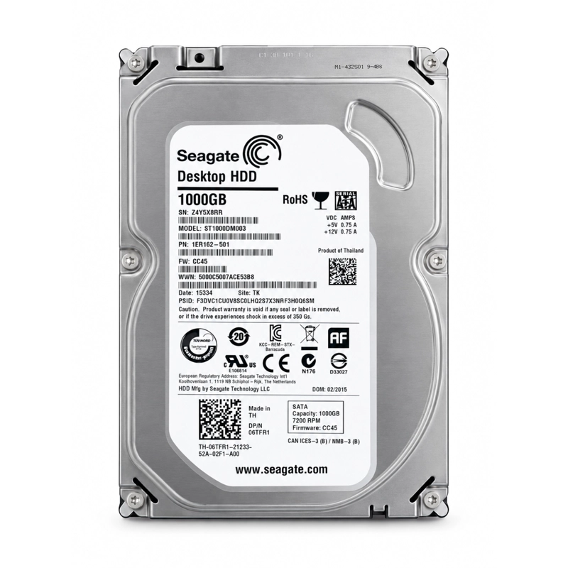 DISCO DURO SEAGATE 1TB HDD | 3.5' 7200 RPM | REACONDICIONADO - 1