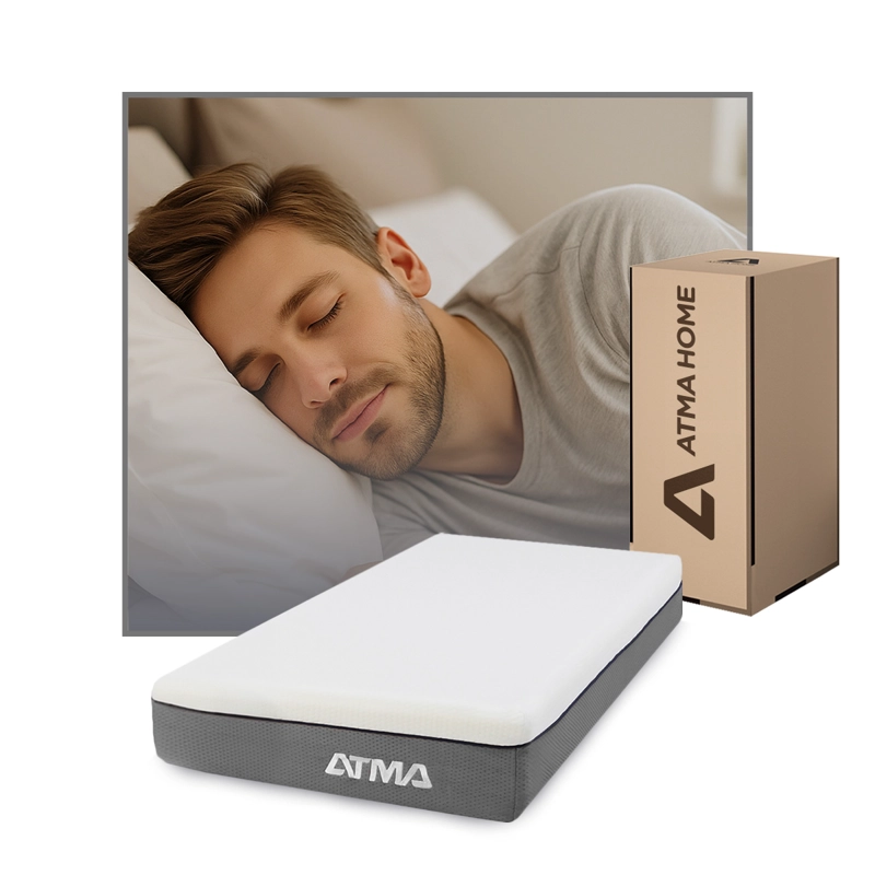 COLCHON DE ESPUMA ATMA SMOOTH TOP 1 PLAZA 90X190X29 CM - 1