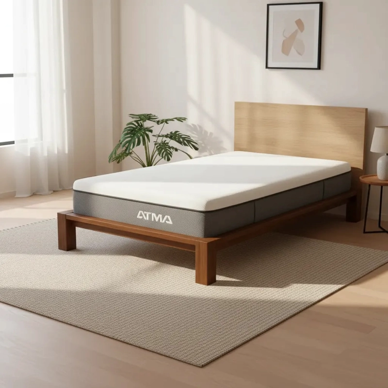 COLCHON DE ESPUMA ATMA SMOOTH TOP 1 PLAZA 90X190X29 CM - 2