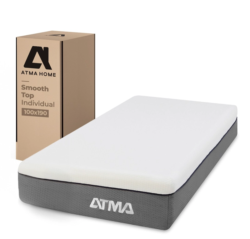 COLCHON DE ESPUMA ATMA SMOOTH TOP 1 PLAZA 90X190X29 CM - 7