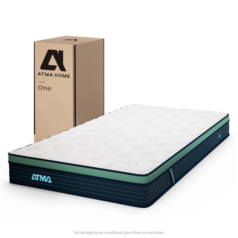 COLCHON DE ESPUMA ATMA ONE 1 PLAZA 90X190X20 CM - 2
