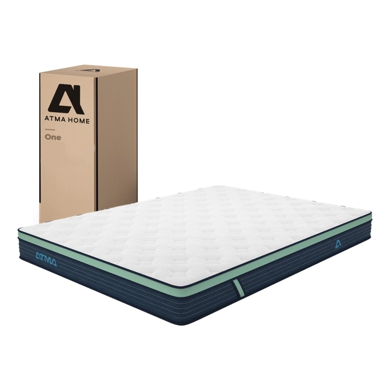 COLCHON DE ESPUMA ATMA ONE 2 PLAZAS 150X190 CM - 1