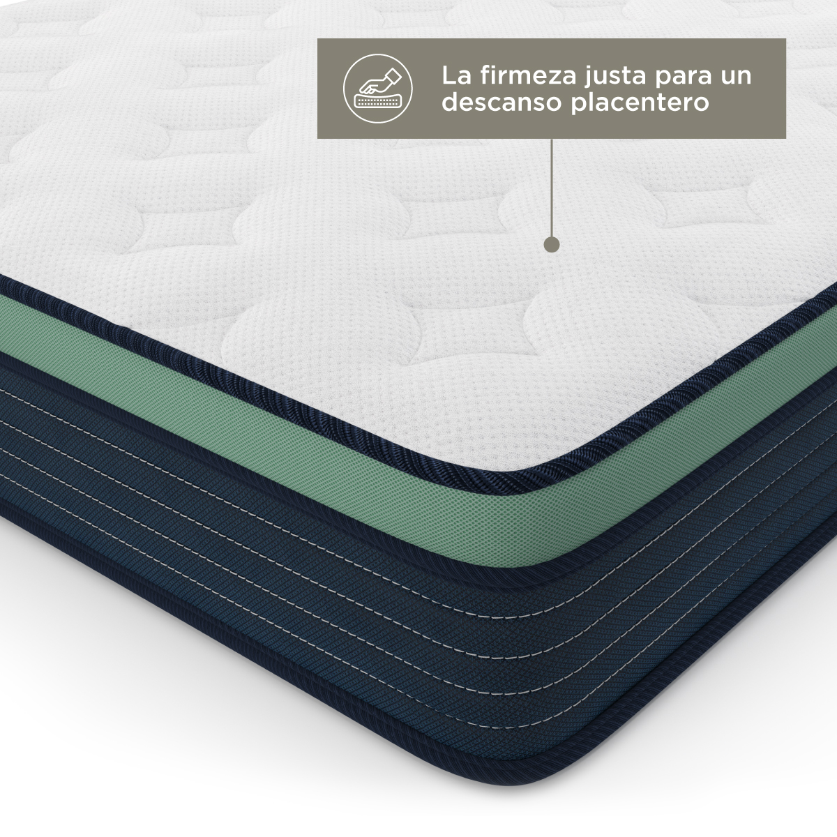 COLCHON DE ESPUMA ATMA ONE 2 PLAZAS 150X190 CM - 5