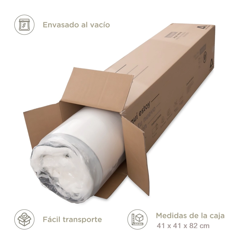 COLCHON DE ESPUMA ATMA ONE 2 PLAZAS 150X190 CM - 6