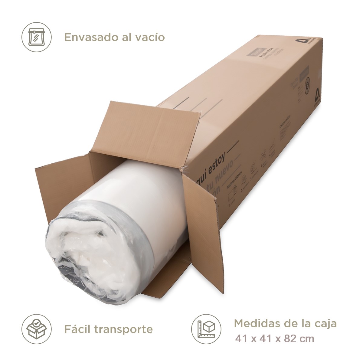COLCHON DE ESPUMA ATMA ONE 2 PLAZAS 150X190 CM - 6
