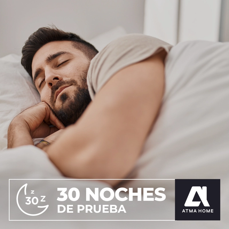 ATMA COLCHON SMOOTH TOP 2 PLAZAS 29 CM ORTOPE DICO BLANCO - 8