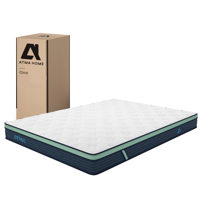 COLCHON DE RESORTES ATMA ONE 2 PLAZAS 150X190X20 EN CAJA - 8