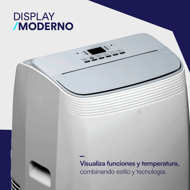 AIRE ACONDICIONADO PORTATIL 12000 BTU FRIO CALOR 4EN1 - 2