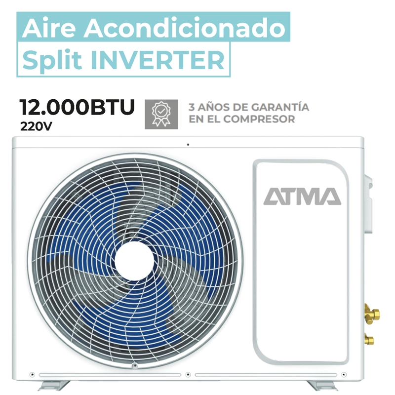 ATMA AIRE ACONDICIONADO SPLIT INVERTER FRÍO CALOR 12000BTU BLANCO - 5