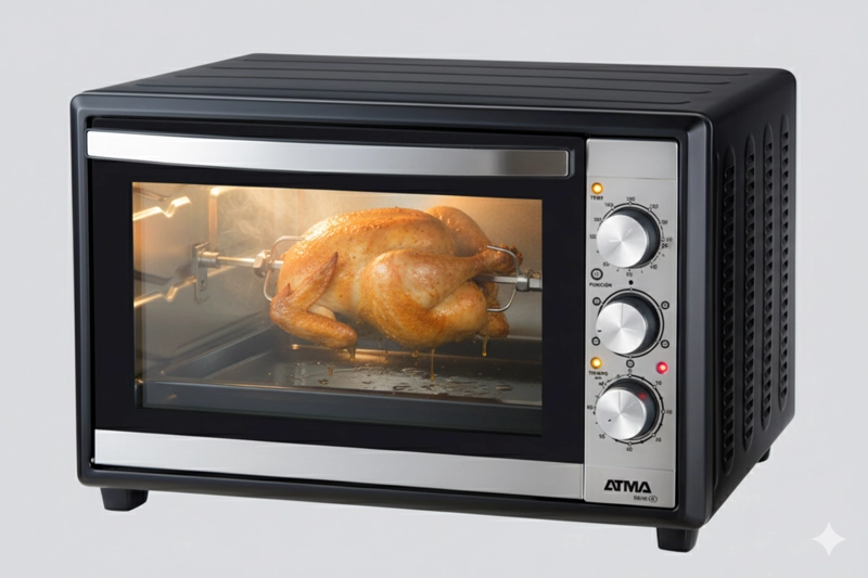 Horno Eléctrico  45 L 1800W con Grill y Spiedo - 5