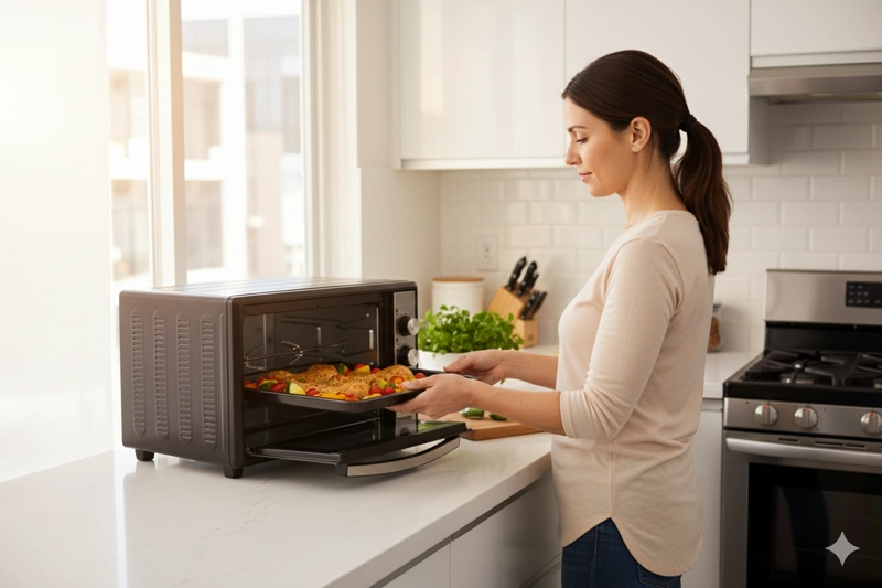 Horno Eléctrico 30 L 1500 W Con Grill - 4