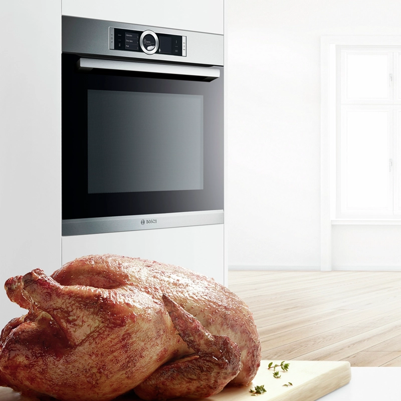 Horno Empotrable con Microondas 4D Hotair 67 L HNG6764S1 Dish Assist - 4