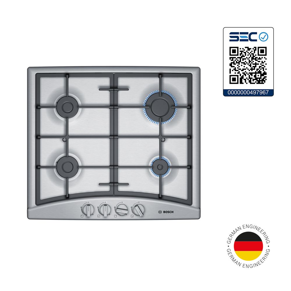 Encimera a Gas 4 quemadores 60 cm PGP6G5B90 - 7