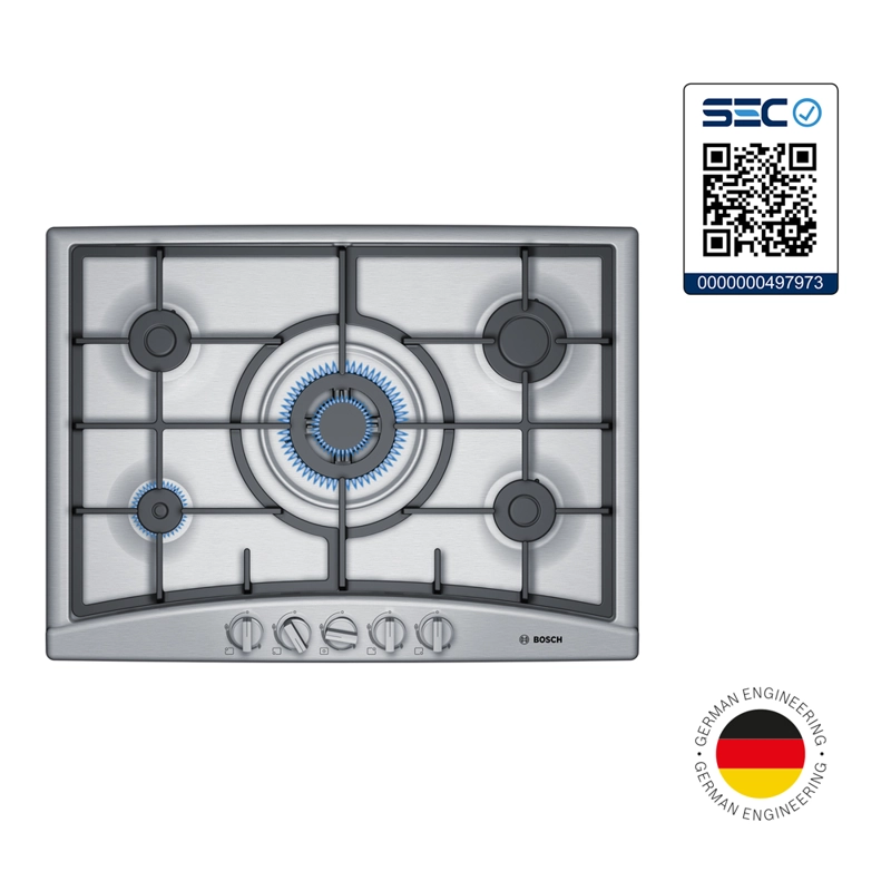 Encimera a Gas 5 quemadores PGQ7G5B90 Acero Inoxidable - 6