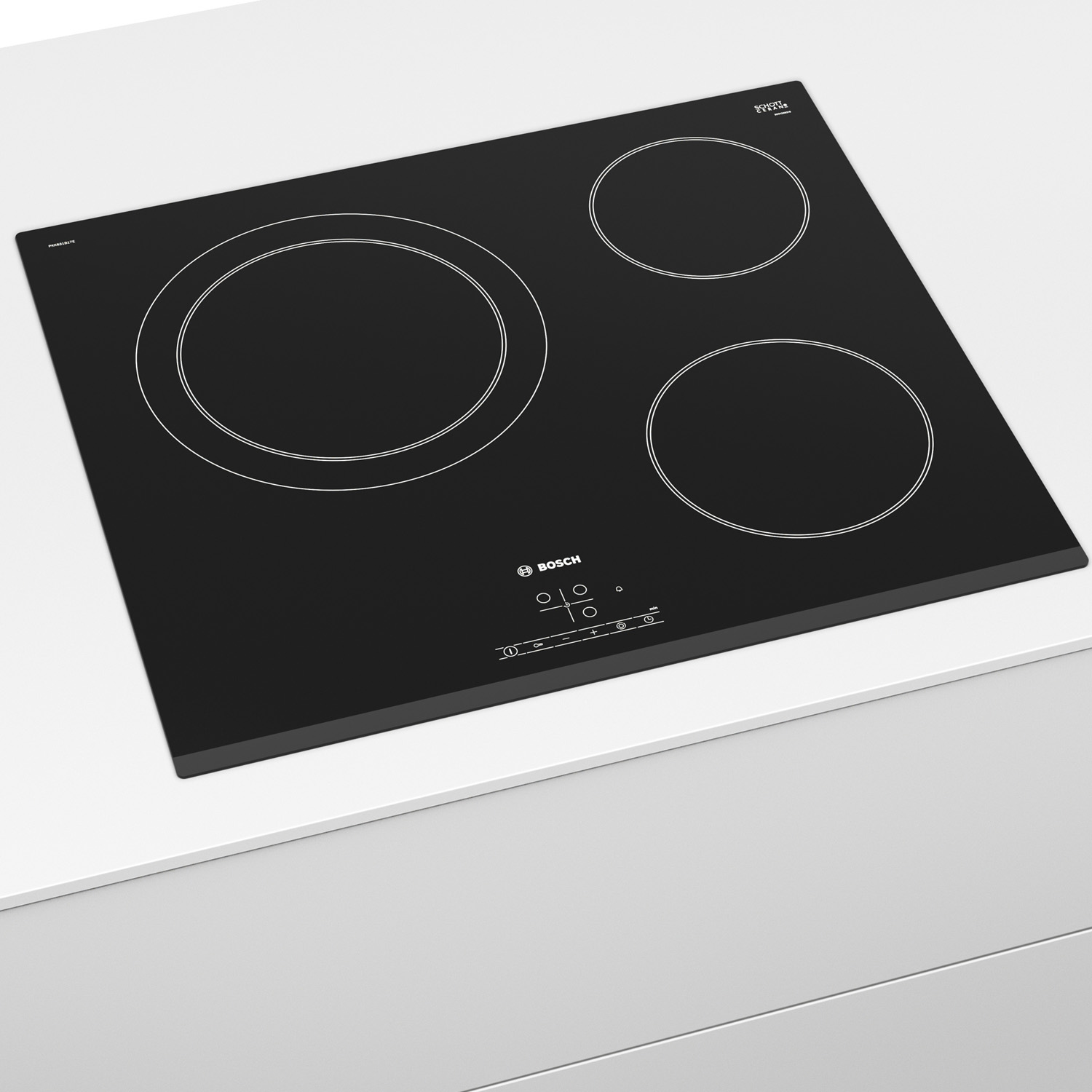 Encimera Vitrocerámica 3 quemadores PKK631B17E 60 cm Negro - 2