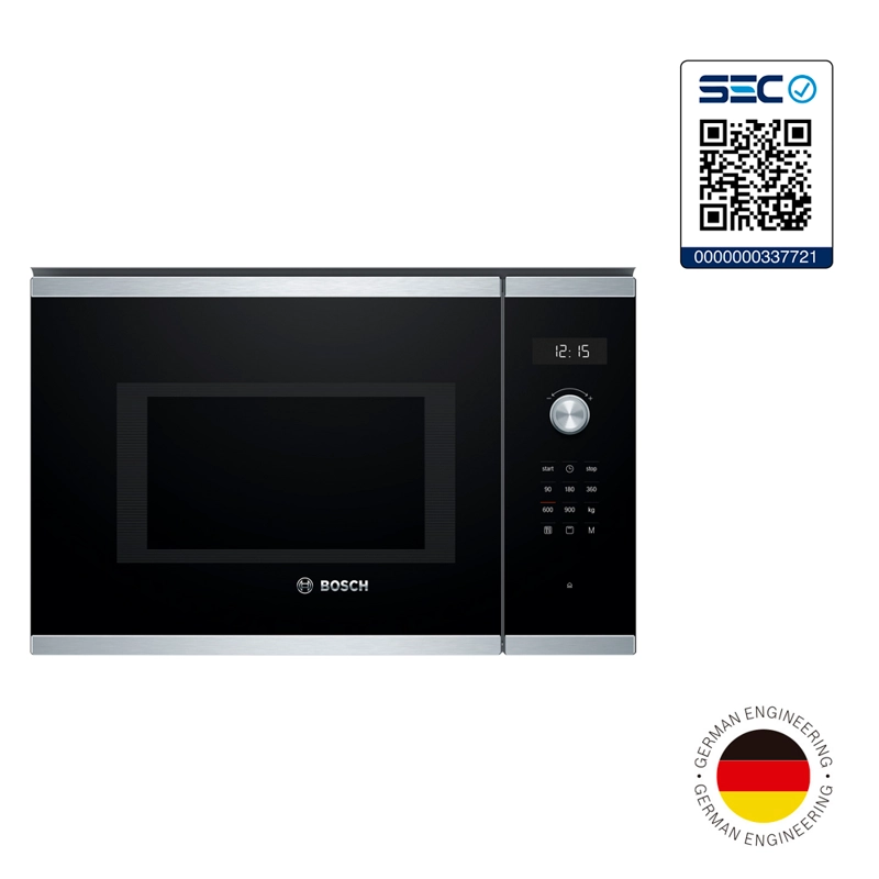 Microondas Empotrable Con Grill 25 L BEL554MS0 Acero Inoxidable - 5