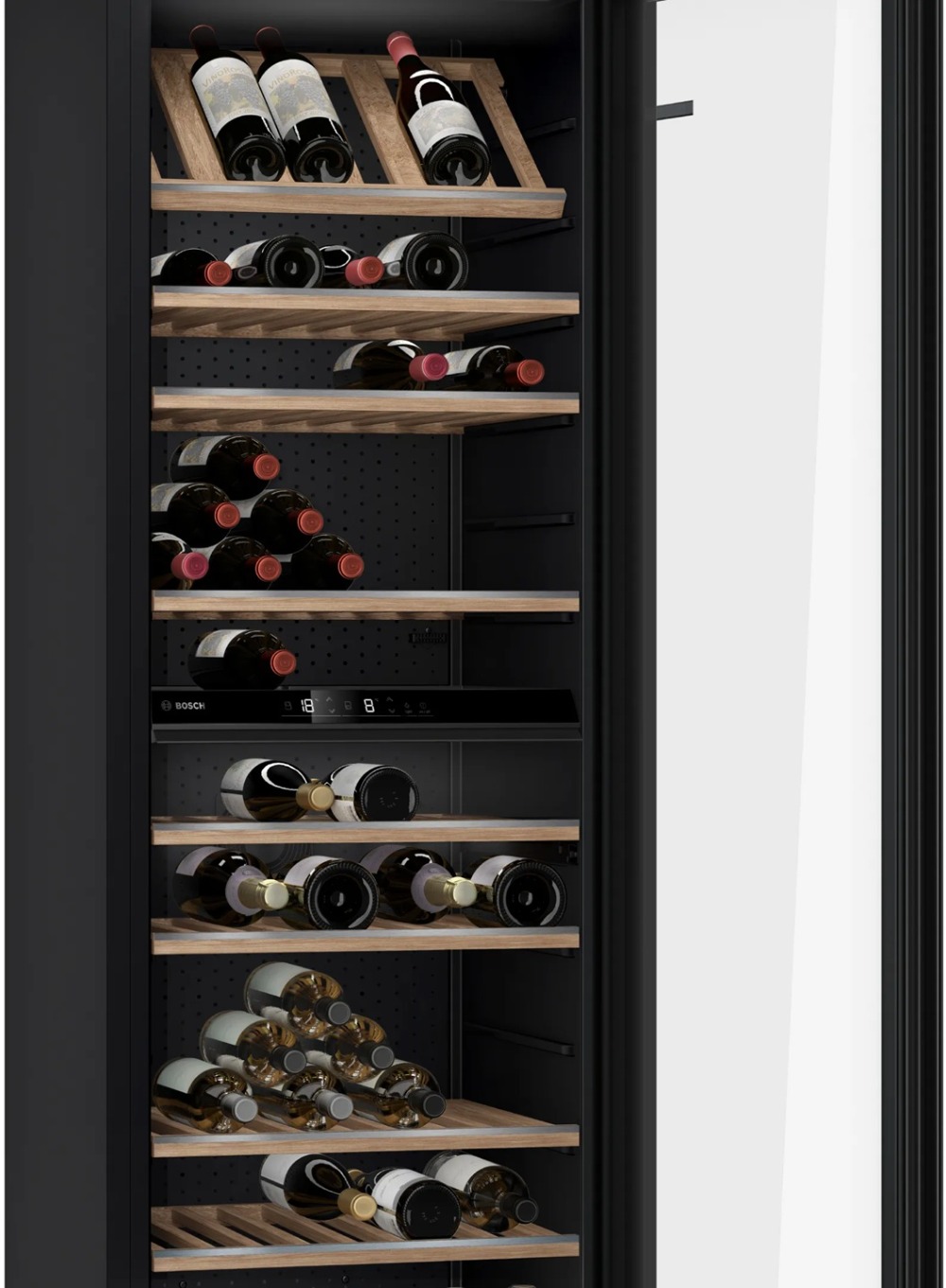 Cava de Vino 199 botellas Puerta Cristal KWK36ABGA - 5