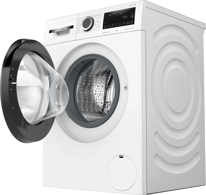 LAVADORA CARGA FRONTAL 9 KG BOSCH SERIE 6 - 9