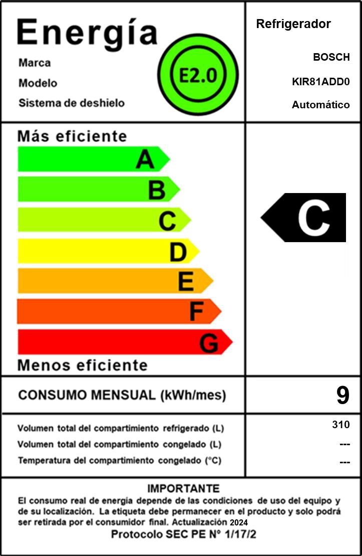 FRIGORIFICO BOSCH KIR81ADD0 SERIE 6 INTEGRABLE SOFTCLOSE - 11